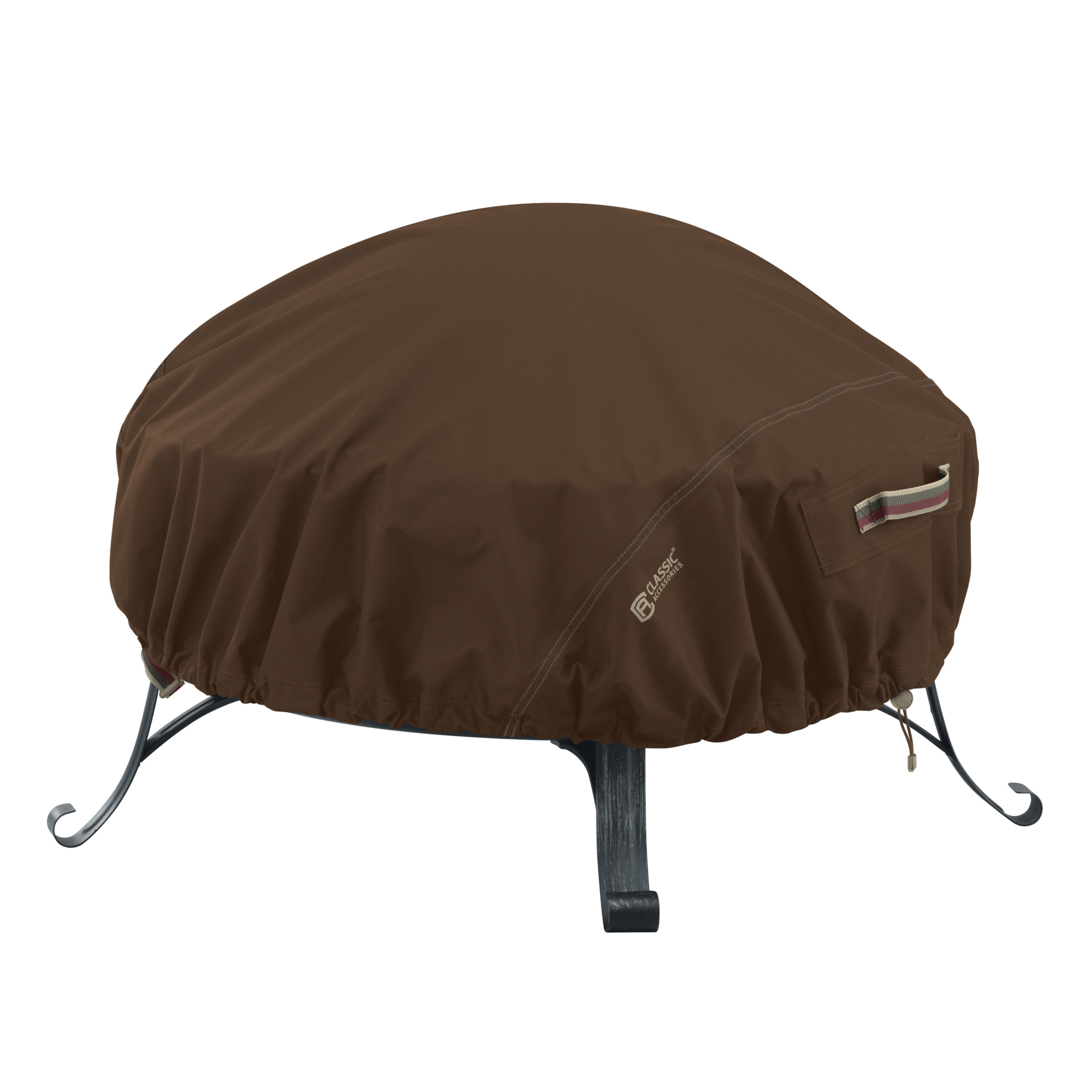 Classic Accessories Madrona, Round Fire Pit Cover L, Model# 55-834-056601-RT